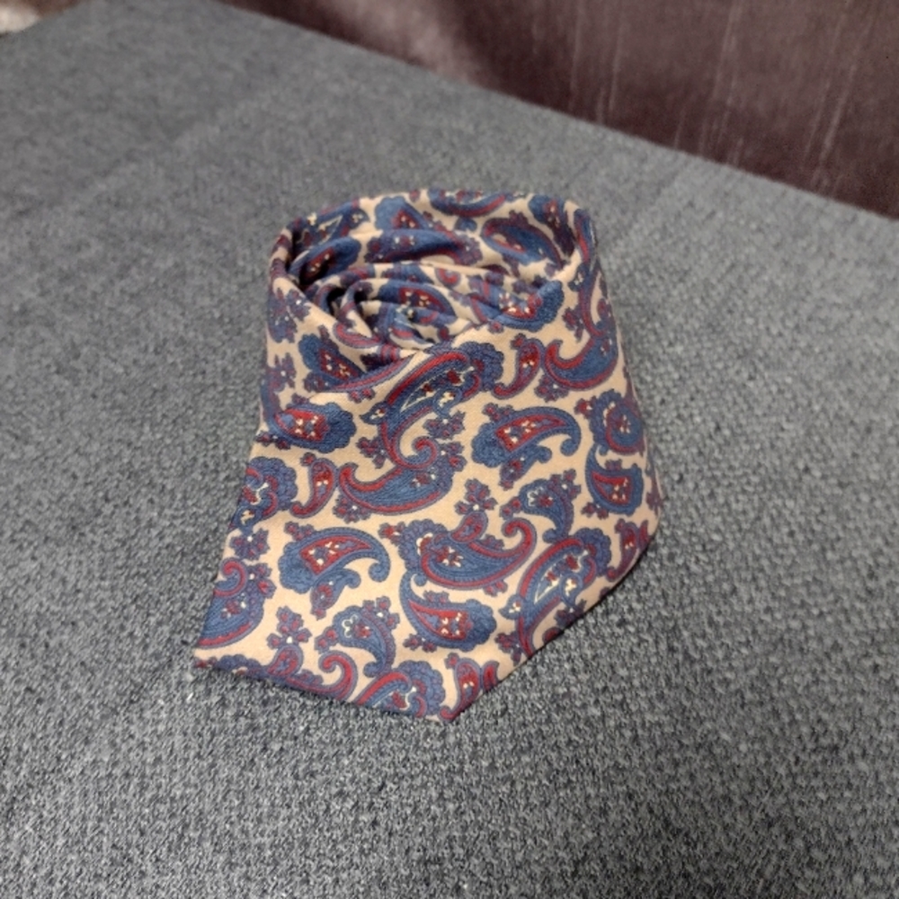 Vintage Ketch Silk Paisley Tie